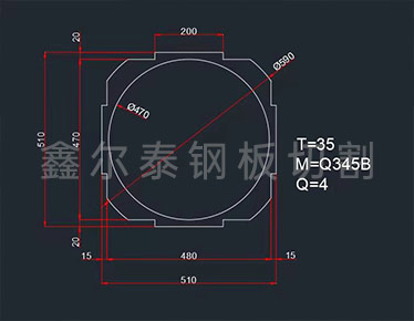 钢板按图数控切割