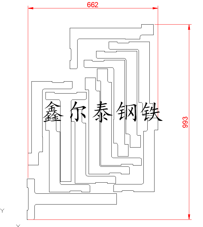 40cr钢板切割异形件